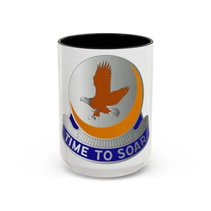 51 Aviation Group (U.S. Army) Accent Coffee Mug-15oz-Black-Go Mug Yourself