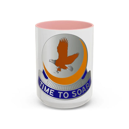 51 Aviation Group (U.S. Army) Accent Coffee Mug-15oz-Pink-Go Mug Yourself