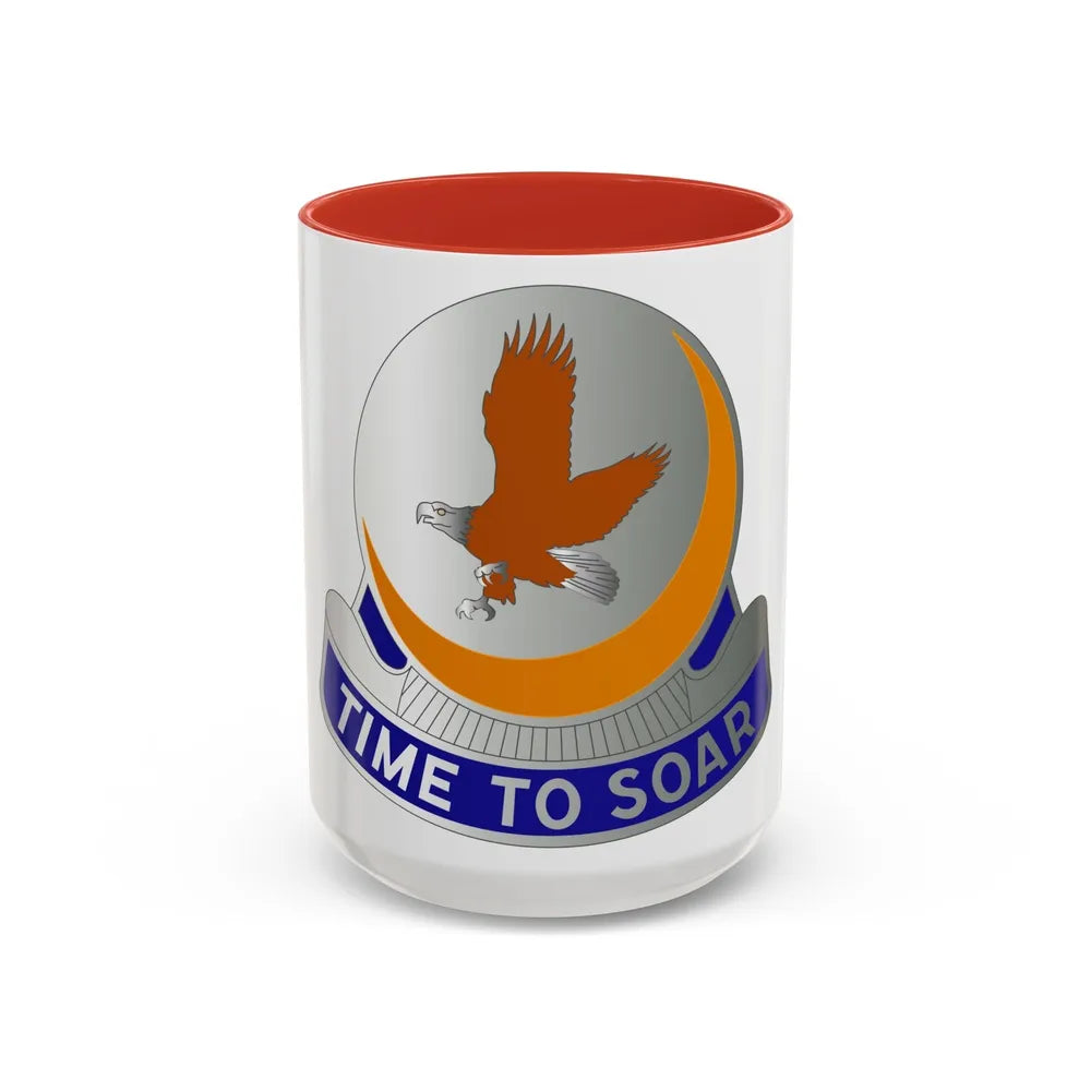 51 Aviation Group (U.S. Army) Accent Coffee Mug-15oz-Red-Go Mug Yourself