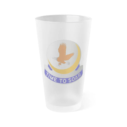 51 Aviation Group (U.S. Army) Frosted Pint Glass 16oz-Go Mug Yourself