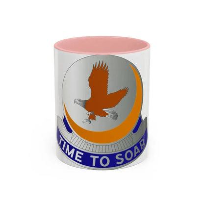 51 Aviation Group (U.S. Army) Accent Coffee Mug 11oz Pink - Go Mug Yourself