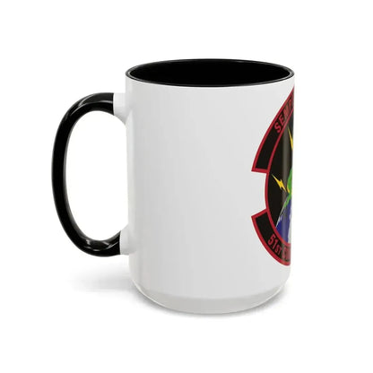 51 Combat Communications Squadron ACC (U.S. Air Force) Accent Coffee Mug - Go Mug Yourself