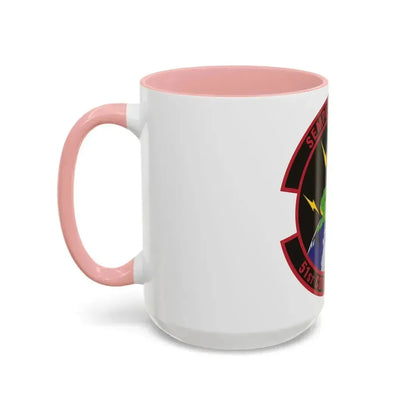 51 Combat Communications Squadron ACC (U.S. Air Force) Accent Coffee Mug - Go Mug Yourself