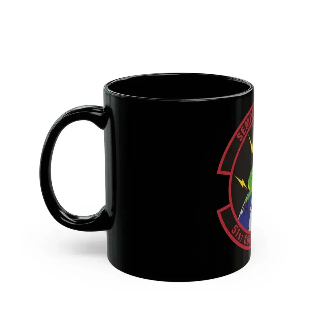 51 Combat Communications Squadron ACC (U.S. Air Force) Black Coffee Mug - Go Mug Yourself