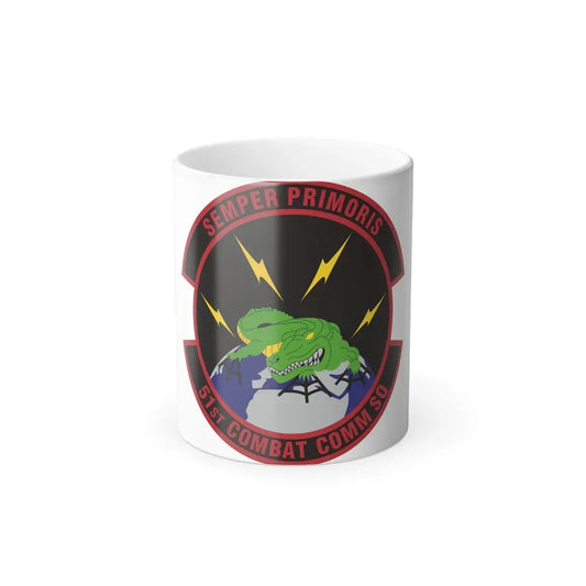 51 Combat Communications Squadron ACC (U.S. Air Force) Color Changing Coffee Mug 11oz - Go Mug Yourself