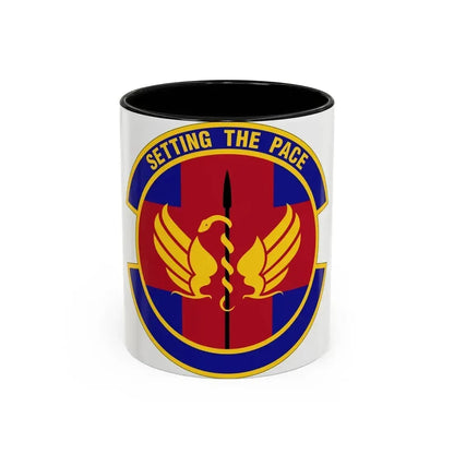 51 Operational Medical Readiness Squadron PACAF (U.S. Air Force) Accent Coffee Mug 11oz Black - Go Mug Yourself
