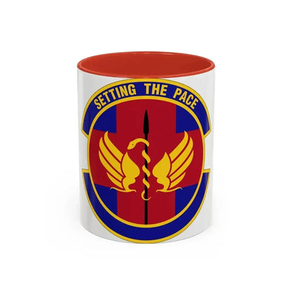 51 Operational Medical Readiness Squadron PACAF (U.S. Air Force) Accent Coffee Mug 11oz Red - Go Mug Yourself