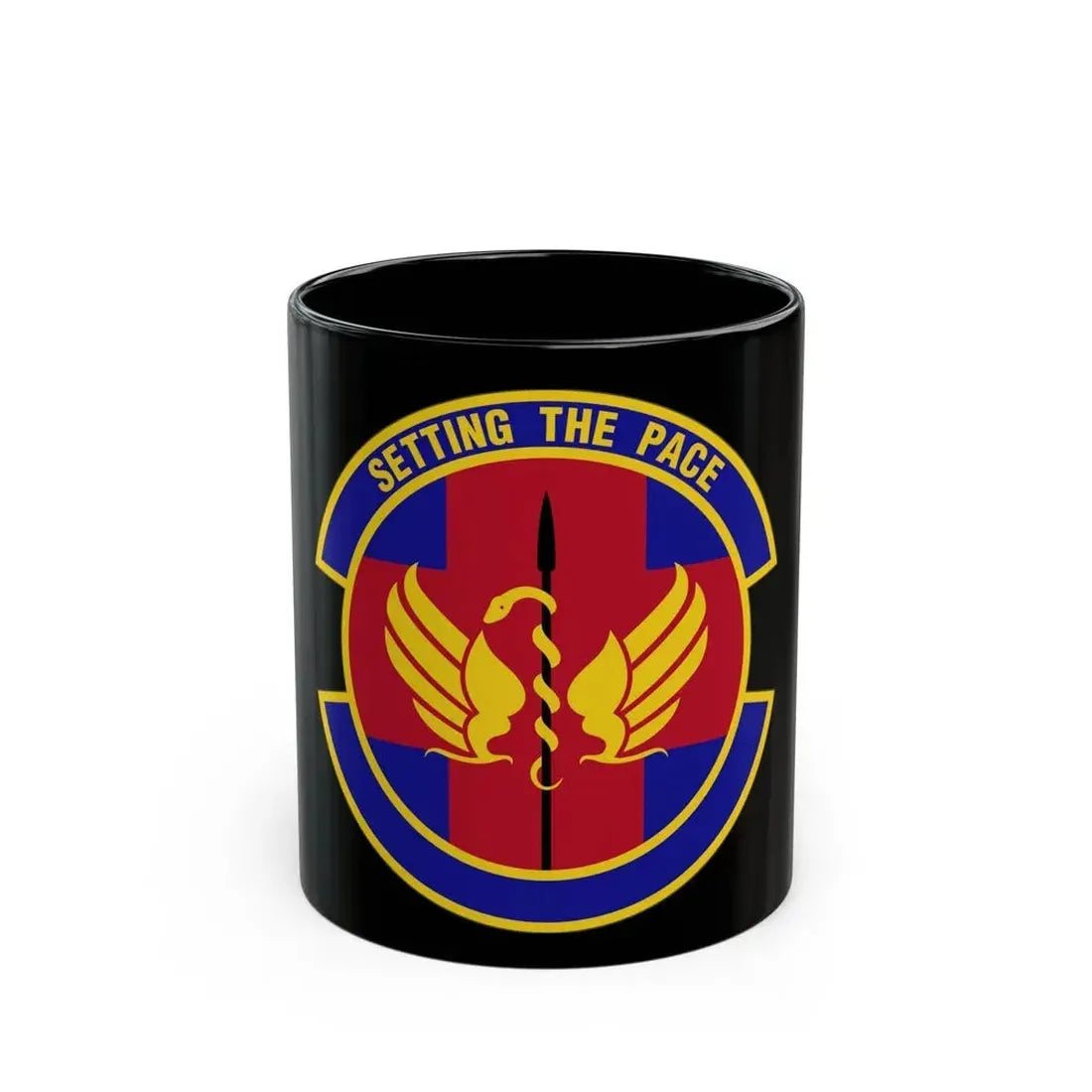 51 Operational Medical Readiness Squadron PACAF (U.S. Air Force) Black Coffee Mug 11oz - Go Mug Yourself