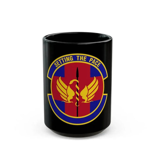 51 Operational Medical Readiness Squadron PACAF (U.S. Air Force) Black Coffee Mug 15oz - Go Mug Yourself