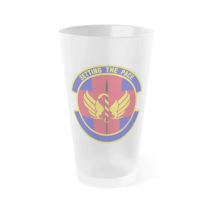 51 Operational Medical Readiness Squadron PACAF (U.S. Air Force) Frosted Pint Glass 16oz 16oz Frosted - Go Mug Yourself