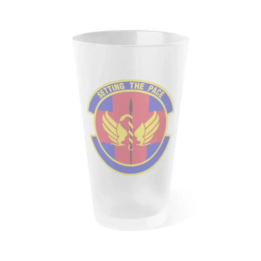 51 Operational Medical Readiness Squadron PACAF (U.S. Air Force) Frosted Pint Glass 16oz 16oz Frosted - Go Mug Yourself
