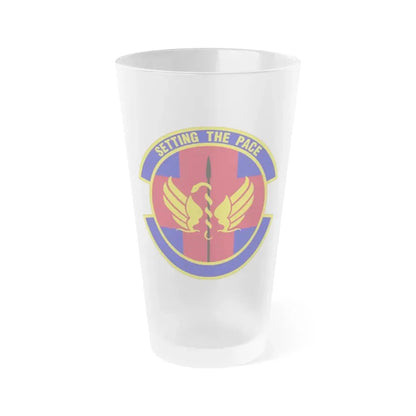 51 Operational Medical Readiness Squadron PACAF (U.S. Air Force) Frosted Pint Glass 16oz 16oz Frosted - Go Mug Yourself