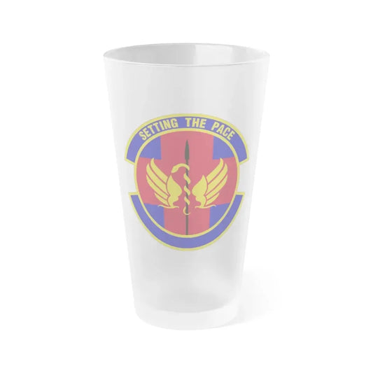 51 Operational Medical Readiness Squadron PACAF (U.S. Air Force) Frosted Pint Glass 16oz 16oz Frosted - Go Mug Yourself
