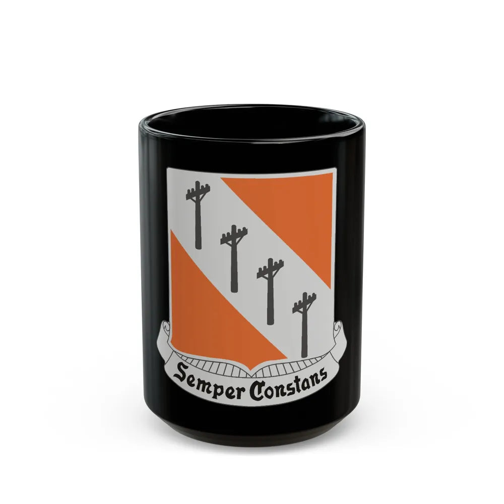 51 Signal Battalion (U.S. Army) Black Coffee Mug-15oz-Go Mug Yourself