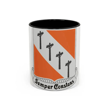 51 Signal Battalion (U.S. Army) Accent Coffee Mug 11oz Black - Go Mug Yourself