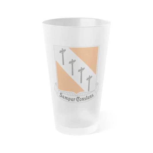 51 Signal Battalion (U.S. Army) Frosted Pint Glass 16oz Default Title - Go Mug Yourself