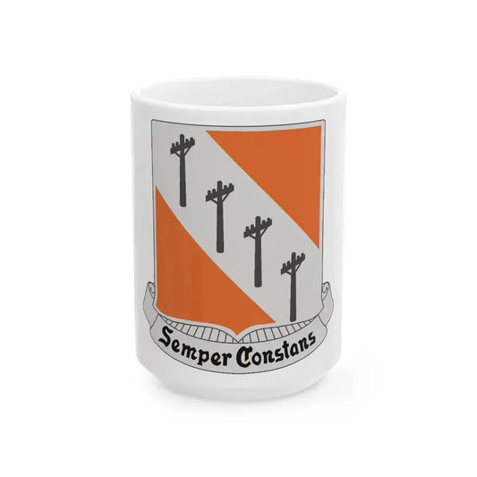 51 Signal Battalion (U.S. Army) White Coffee Mug 15oz - Go Mug Yourself