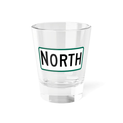 North plate South Dakota (South Dakota) (Road Sign) Shot Glass 1.5oz