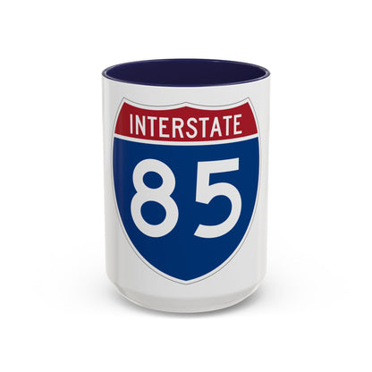 Interstate 85 (U.S. Highways) Accent Coffee Mug