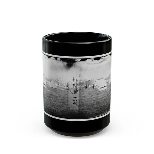 Falmouth, Va., Vicinity. Balloon Camp (U.S. Civil War) Black Coffee Mug-15oz-Go Mug Yourself