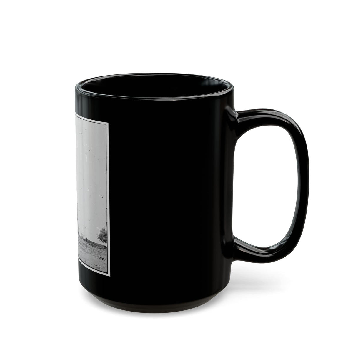 Bermuda Hundred, Va. Signal Tower On Left Of The Line Near The Appomattox River (U.S. Civil War) Black Coffee Mug