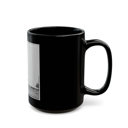 Bermuda Hundred, Va. Signal Tower On Left Of The Line Near The Appomattox River (U.S. Civil War) Black Coffee Mug