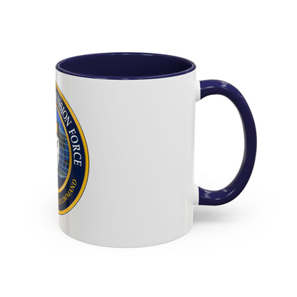 Cyber National Mission Force (U.S. Army) Accent Coffee Mug