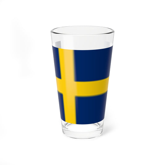 Flag of Sweden pre-1906 (Estonia) Pint Glass 16oz