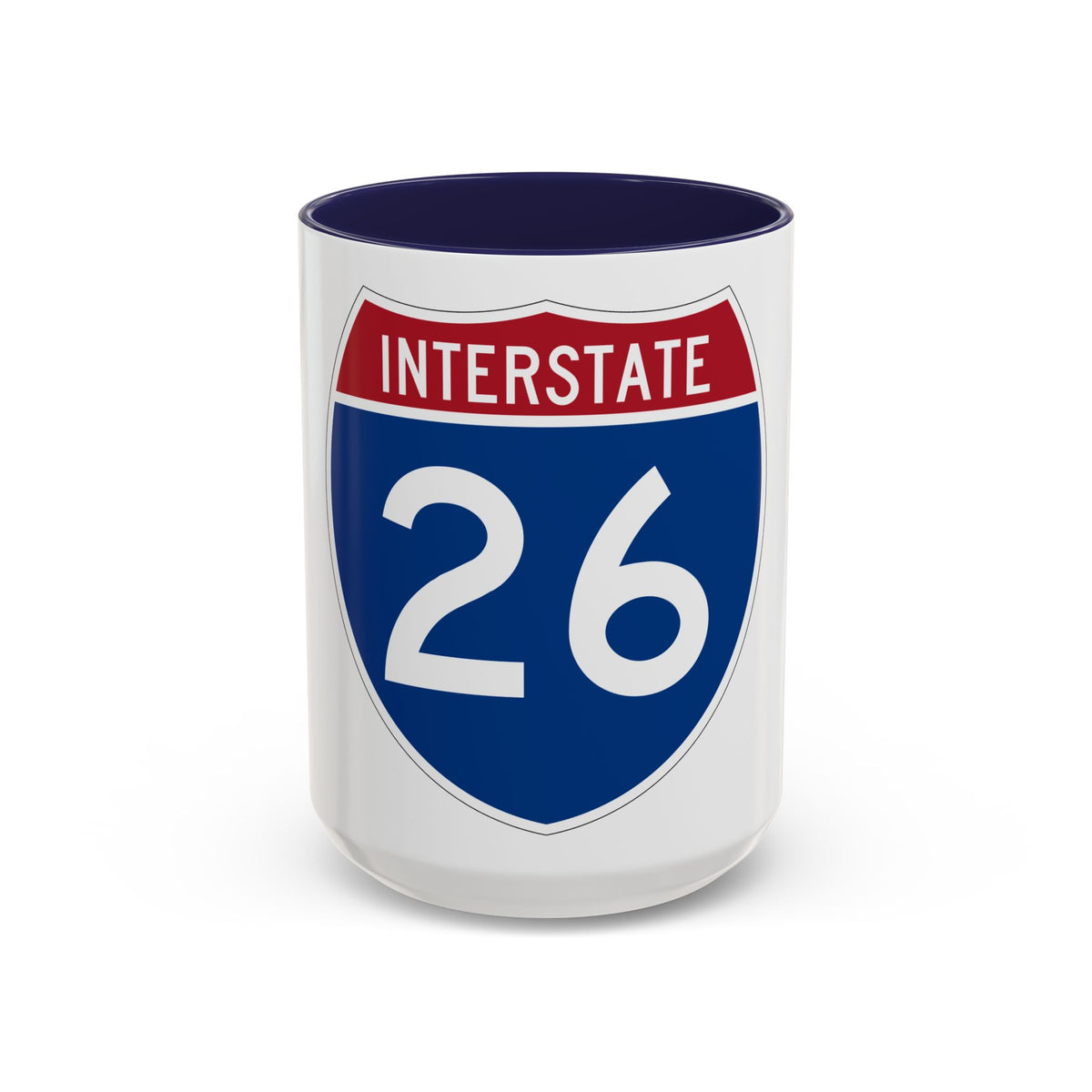 Interstate 26 (U.S. Highways) Accent Coffee Mug