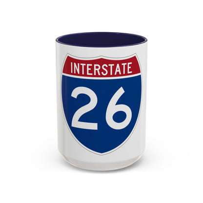 Interstate 26 (U.S. Highways) Accent Coffee Mug