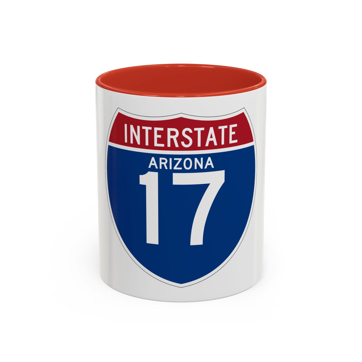 Interstate 17 (U.S. Highways) Accent Coffee Mug