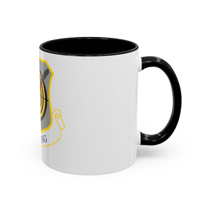 1058px USAF 57th Wing shield (U.S. Air Force) Accent Coffee Mug