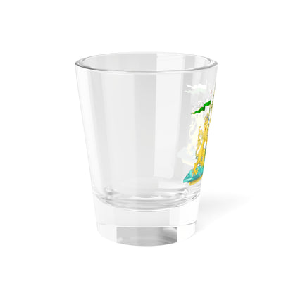 Middle Arms of the Duchy of Saxe-Altenburg (Germany) (Coat of Arms) Shot Glass 1.5oz