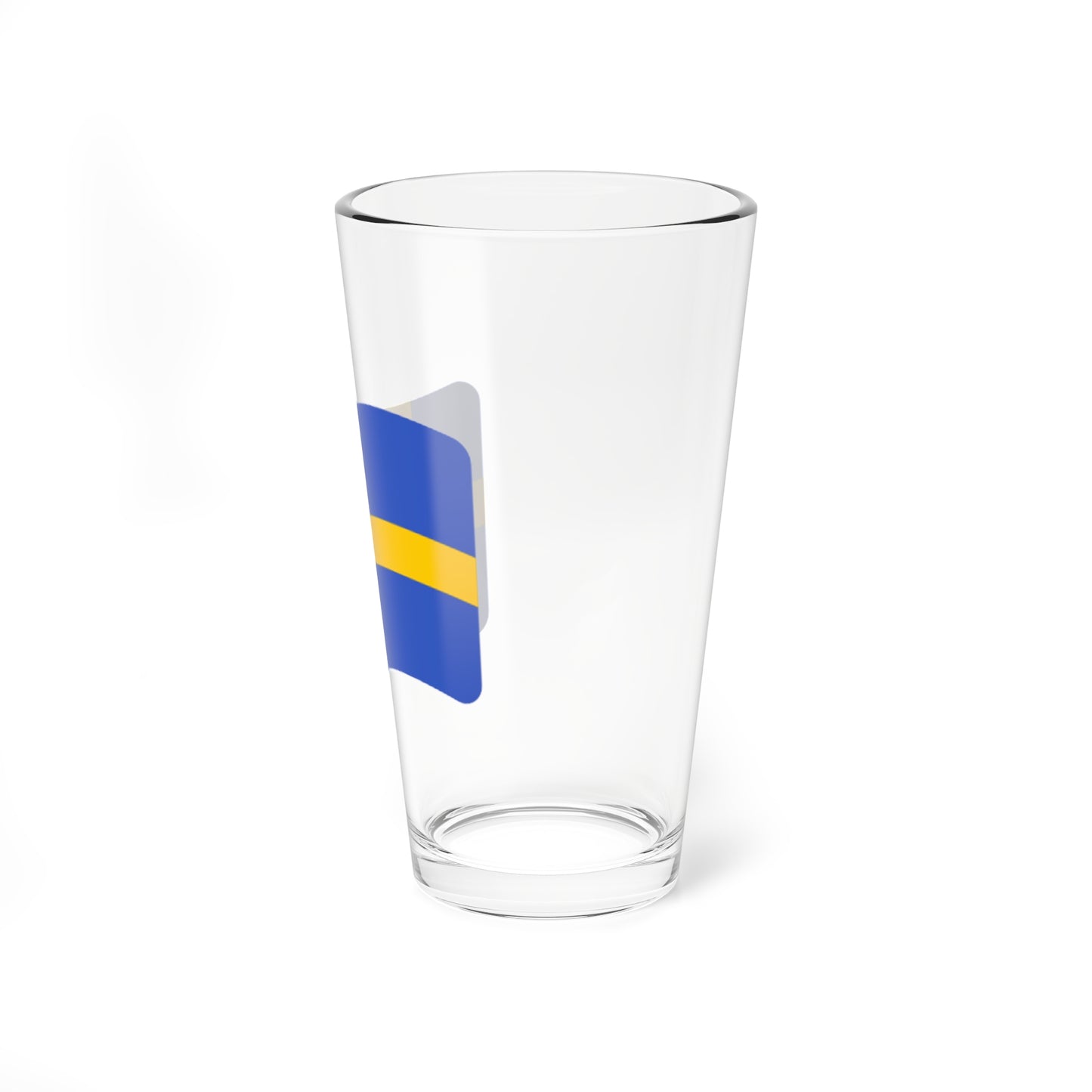 Iconol flag Sweden (Sweden) Pint Glass 16oz