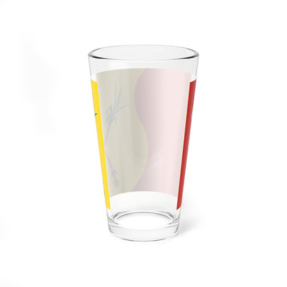 Bandera del Municipio Campo Elias (Venezuela) Pint Glass 16oz