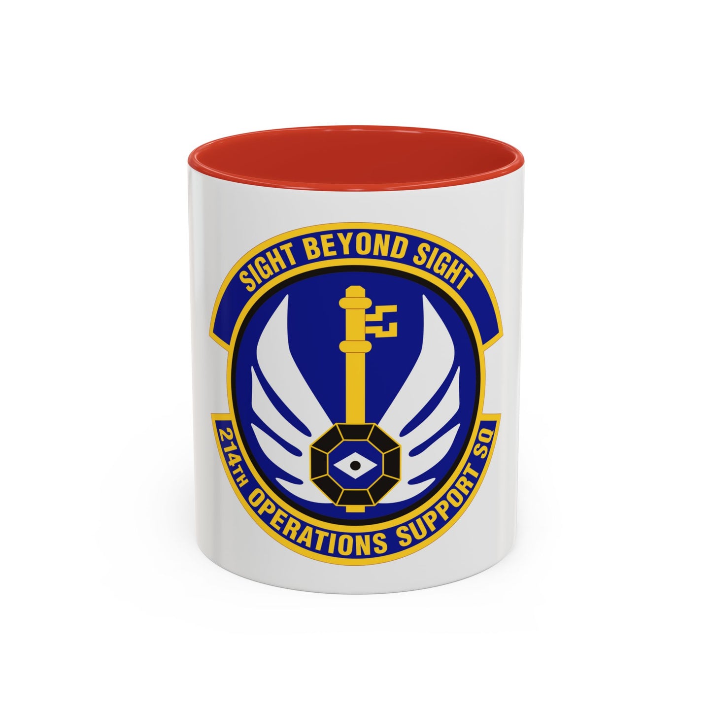 214th Operations Support Squadron (U.S. Air Force) Accent Coffee Mug