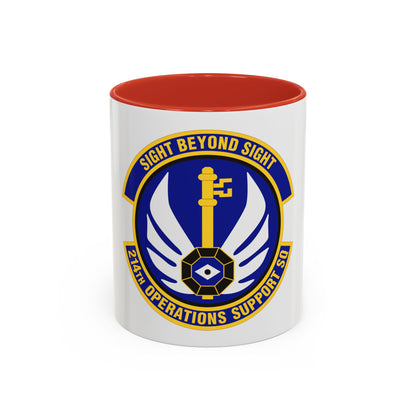 214th Operations Support Squadron (U.S. Air Force) Accent Coffee Mug