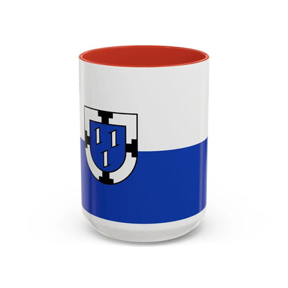 Flag of Bottrop Germany - Accent Coffee Mug-15oz-Red-Go Mug Yourself