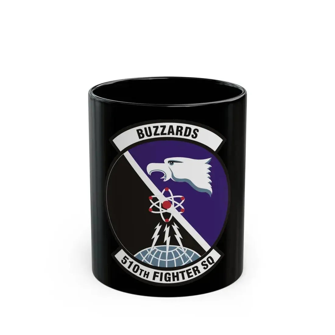 510th Fighter Squadron (U.S. Air Force) Black Coffee Mug 11oz - Go Mug Yourself