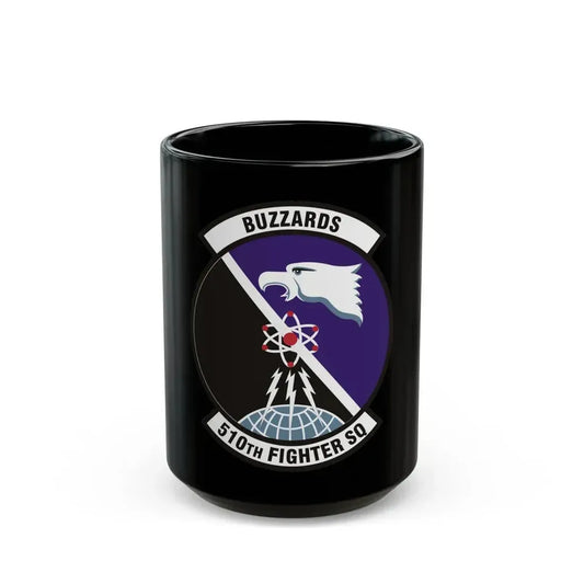 510th Fighter Squadron (U.S. Air Force) Black Coffee Mug 15oz - Go Mug Yourself