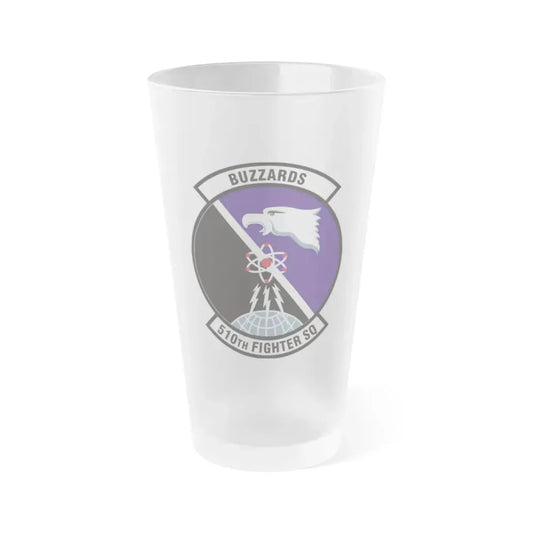 510th Fighter Squadron (U.S. Air Force) Frosted Pint Glass 16oz Default Title - Go Mug Yourself