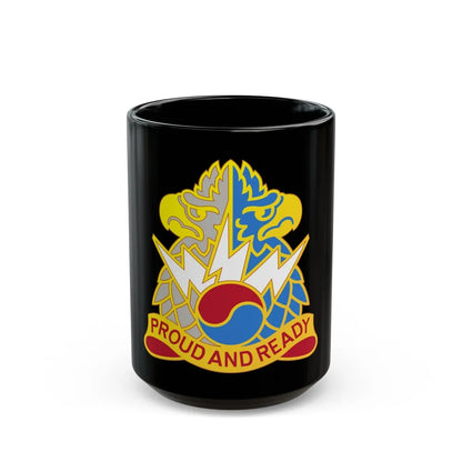 511 Military Intelligence Battalion (U.S. Army) Black Coffee Mug-15oz-Go Mug Yourself