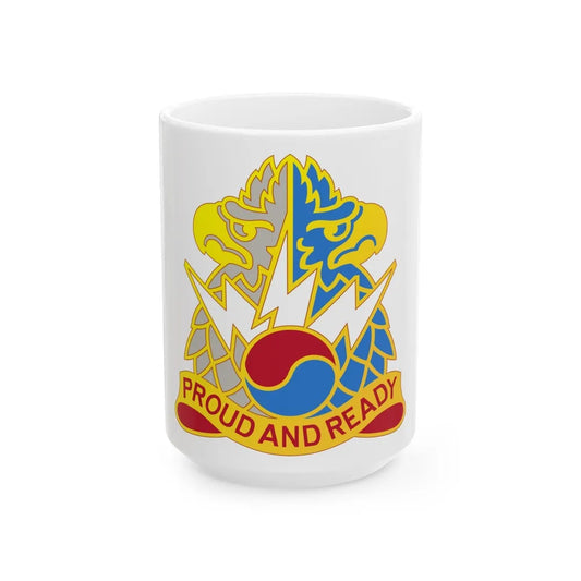 511 Military Intelligence Battalion (U.S. Army) White Coffee Mug-15oz-Go Mug Yourself