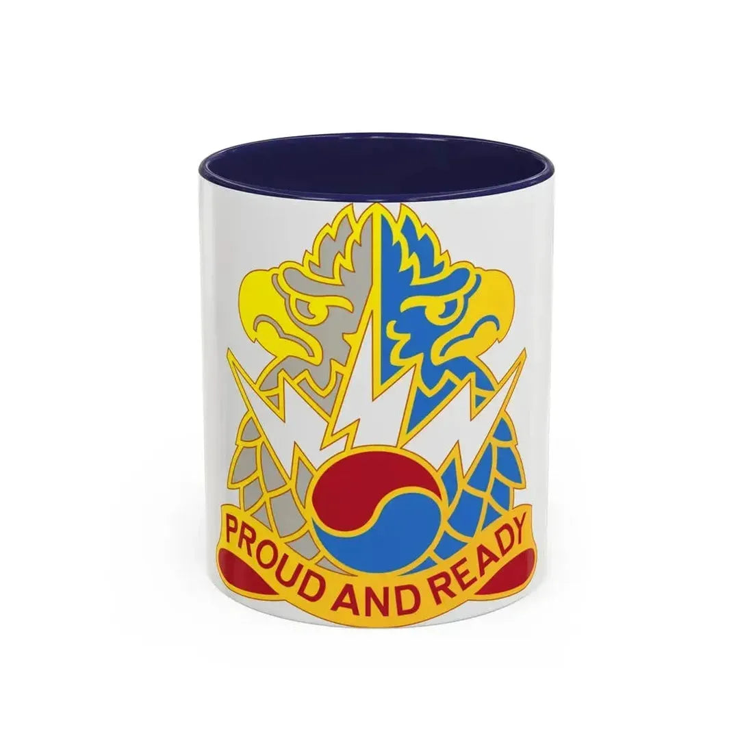 511 Military Intelligence Battalion (U.S. Army) Accent Coffee Mug 11oz Navy - Go Mug Yourself