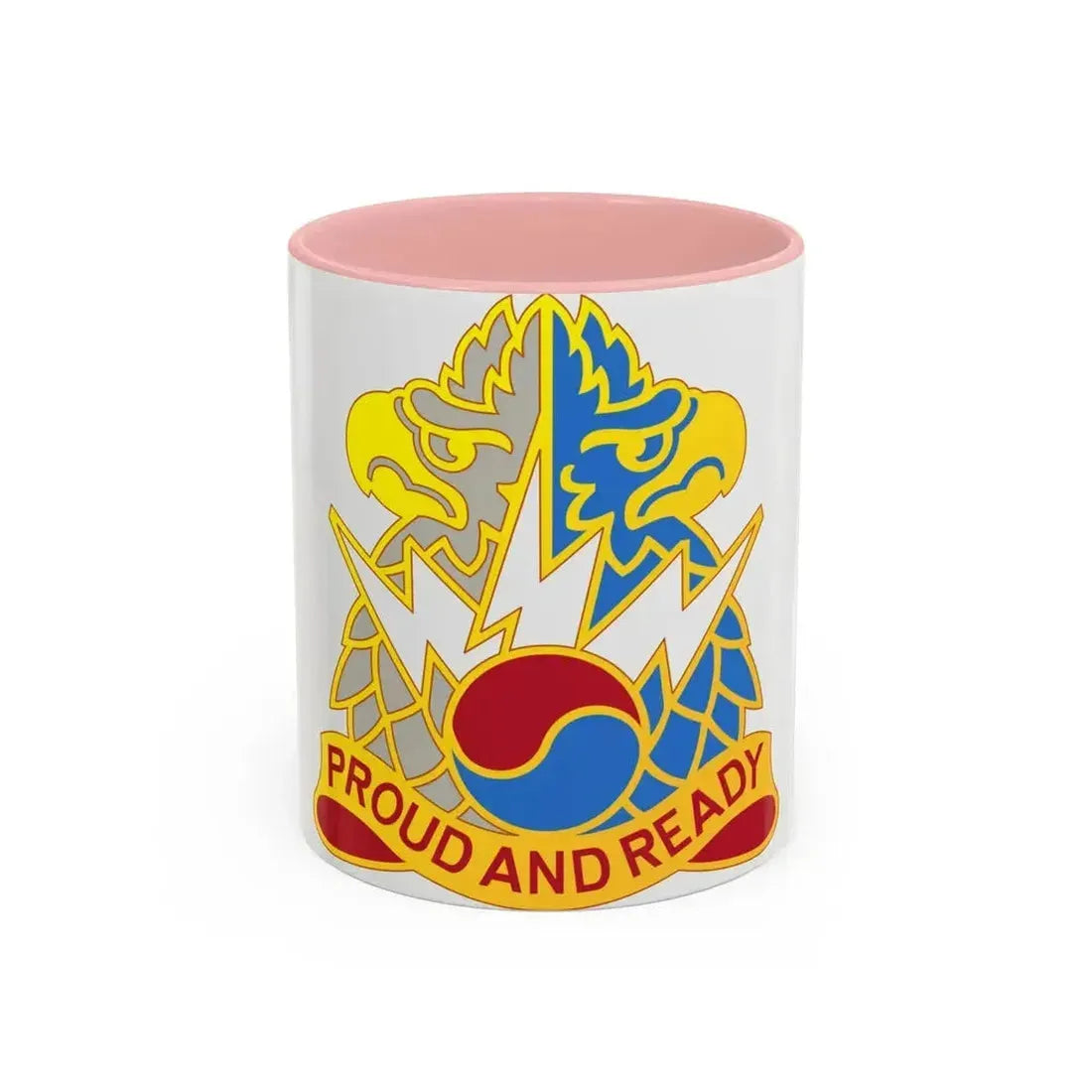 511 Military Intelligence Battalion (U.S. Army) Accent Coffee Mug 11oz Pink - Go Mug Yourself