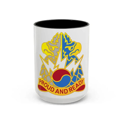 511 Military Intelligence Battalion (U.S. Army) Accent Coffee Mug 15oz Black - Go Mug Yourself