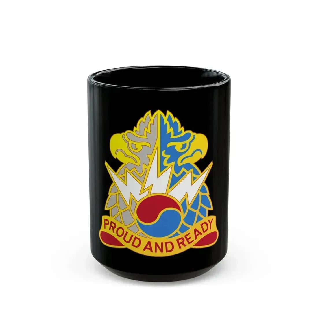 511 Military Intelligence Battalion (U.S. Army) Black Coffee Mug 15oz - Go Mug Yourself
