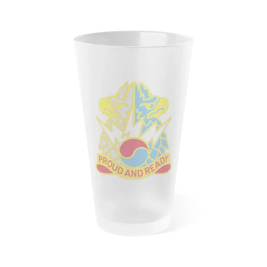 511 Military Intelligence Battalion (U.S. Army) Frosted Pint Glass 16oz Default Title - Go Mug Yourself