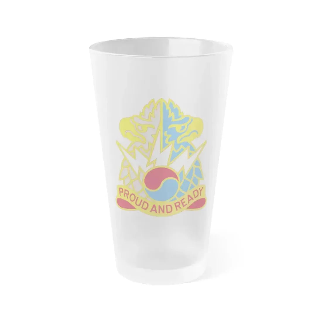 511 Military Intelligence Battalion (U.S. Army) Frosted Pint Glass 16oz Default Title - Go Mug Yourself