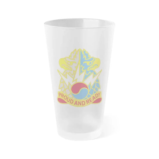 511 Military Intelligence Battalion (U.S. Army) Frosted Pint Glass 16oz Default Title - Go Mug Yourself